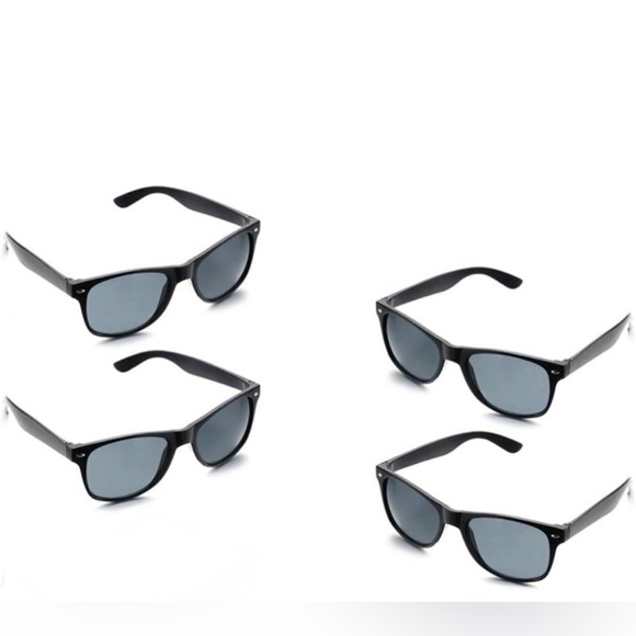 {SHEIN} 4-Pack Kids Party Favor Unisex Sunglasses, Black - Picture 1 of 4